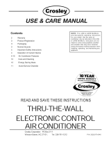 Crosley CAHWE12ERB Owner's manual