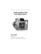 Kodak EASYSHARE Z740 User manual