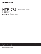 Pioneer HTP-072 User manual