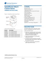 American Dynamics IP speedDome Ultra 8 Installation and Service Manual