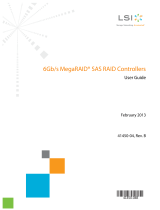 LSI 6Gb/s MegaRAID SAS RAID Controllers User guide