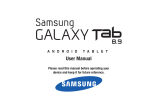 Samsung Galaxy Tab 8.9 AT&T Operating instructions