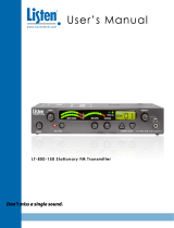 Listen Technologies lt-800 User manual