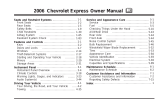 Chevrolet EXPRESS PASSENGER 2006 Owner's manual