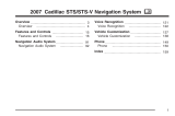 Cadillac STS 2007 Navigation Guide