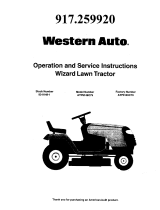 Western Auto 917259920 Owner's manual