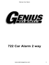 Genius Car Alarm 722 User manual