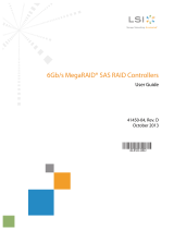 LSI 6Gb/s MegaRAID SAS RAID Controllers User guide