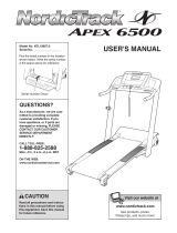 NordicTrack APEX 6500 NTL18907.0 User manual