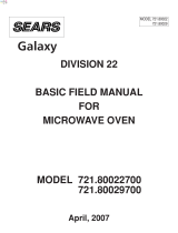 Kenmore 721.80022700 Owner's manual