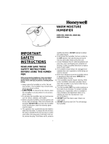 Honeywell HWM250 Owner's manual