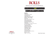 Rolls RS81B User manual