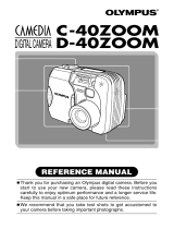 Olympus Camedia C-40 Zoom User manual