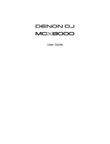 Denon MCX8000 User manual