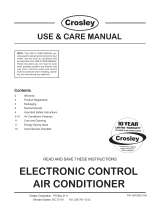 Crosley CAE12ESR11 Owner's manual