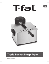 T-Fal TRIPLE BASKET FRYER User manual