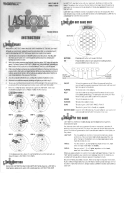 Hasbro Last Out User manual