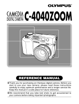 Olympus Camedia C-4040 Zoom User manual