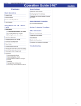 Casio 5467 User guide