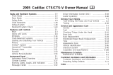 Cadillac CTS 2005 Owner's manual