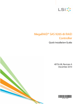 LSI MegaRAID SAS 9265-8i User guide