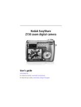Kodak EasyShare Z730 User manual