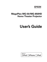 Epson MegaPlex MG-850HD Owner's manual
