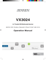 Jensen VX3014 User manual