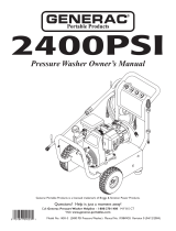 Generac Portable Products 2400PSI Owner's manual