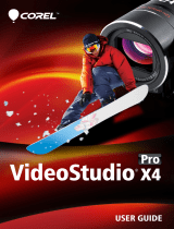 Corel VideoStudio Pro X4 Owner's manual