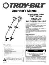 Troy-Bilt TB525CS Owner's manual