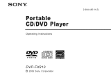Sony DVP-FX810 Owner's manual