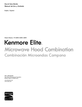 Kenmore ELITE 721.86002 Owner's manual