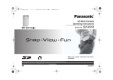 Panasonic D-snap SV-AS10 User manual
