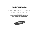 Samsung SGH-t339 User manual