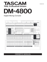 Tascam DM-4800 Owner's manual