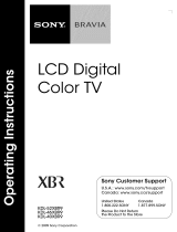 Sony KDL-46XBR9 Owner's manual