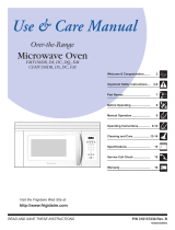 Frigidaire FMV156DBC Owner's manual