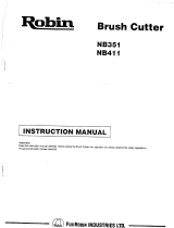 Robin NB351, NB411 Owner's manual