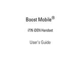 Motorola i776 Boost Mobile User guide