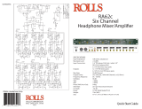 Rolls RA62C Owner's manual