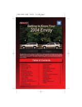 GMC Envoy 2004 User guide