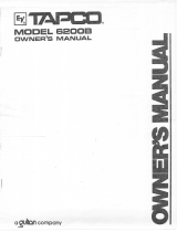 Electro-Voice 6200B Owner's manual
