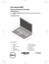 Dell LATITUDE E6320 Quick start guide
