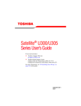 Toshiba U305-S7449 User guide