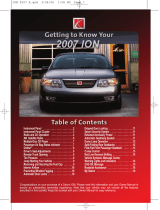 Saturn 2007 Ion User guide