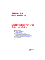 Toshiba L650-ST3N01X User manual