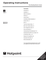 Hotpoint HUI612 P COOKER INS User manual