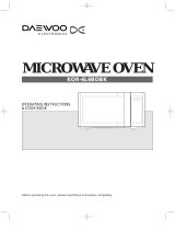 Daewoo MT1510W Owner's manual