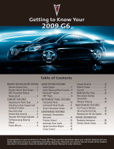 Pontiac 2009 G6 User guide